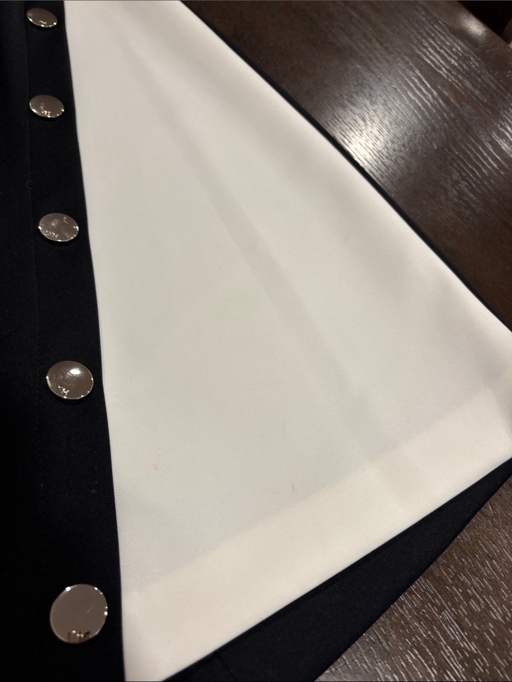 Two-Tone Black & White Sleeveless Sheath Dress Tommy Hilfiger business basic - Picture 3 of 7